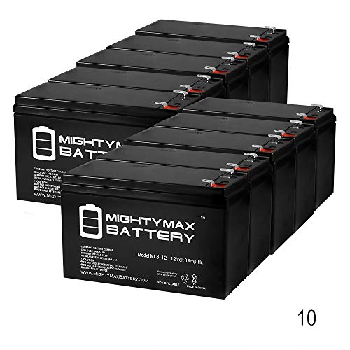 Mighty Max Battery 12V 8Ah Battery Replaces Belkin Omniguard 1100 Rackmount - 10 Pack Brand Product