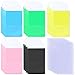 AFUNTA 30 PCS Pocket Protectors for Shirts, 6 Assorted Colors Heavy Duty School Hospital Office Supplies for Pen Leaks - Clear, Black, Blue, Pink, Yellow, Green