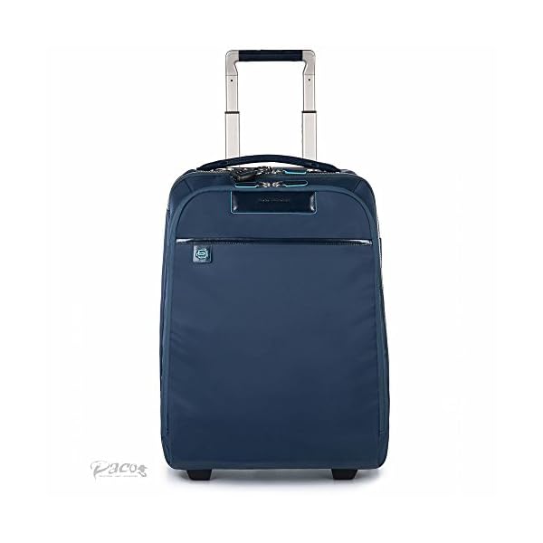 Piquadro Celion Trolley, Nylon, Blu, 35 Litri, 50 cm – TravelKit