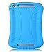 iPad Mini 4 Case, iXCC ® Shockproof Silicone Protective Rubber Soft Gel Case Cover [Drop Proof, Kids Proof, Shock Proof, Anti Slip] - Blue