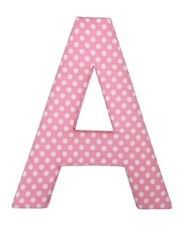 fabric letters for nursery wall