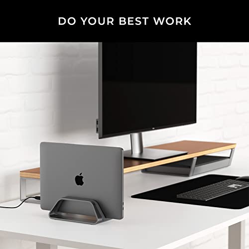 HumanCentric Vertical Laptop Stand for MacBook, Compatible with MacBook
