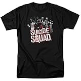 Suicide Squad-Red Spatter Logo T-Shirt Size L