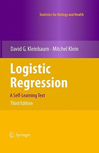 Download Logistic Regression: A Self-Learning Text (Statistics for Biology and Health)
