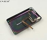 Onjess Black Thick Metal Back Housing Case Cover with Headphone Audio Jack Hold Switch USB Bezel for iPod 5th Video 6th Classic SSD CF Upgrade 30GB 60GB 80GB 160GB 128GB 256GB 512GB (128GB)