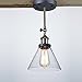 CLAXY Ecopower Industrial Edison Antique Glass 1-Light Wall Sconces Simplicity