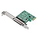 QNINE PCIe Parallel Port Expansion Card, PCI Express to DB25 LPT Converter Adapter Controller for Desktop with Low Bracket