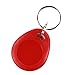 THONSEN 10Pieces 13.56MHz MIFARE Classic 1K RFID ABS Key Fob ISO14443A – Color Red