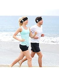FYY   Auriculares inalámbricos Bluetooth con diadema para dormir y control de volumen, ideal para dormir, viajar, deporte, correr, escalada, senderismo
