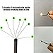 Goture Retractable Fishing Lanyard Coiled Tether Stainless Steel Wire Inside Safety Rope Attached with Lobster for Fish Rods Pliers Grip Landing Net Fishing Tackles Tools Grey (Pack of 8)