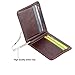 IDEAWIN Bifold Front Pocket Leather Wallet Spring Money Clip RFID Blocking
