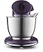 Gourmia EP600 6-Quart, Planetary Action Stand Mixer, with Stainless Steel Bowl Boysenberry- 650 Watts ETL rated 1000 Watts Maximum- Includes Free Recipe Book - 110V