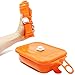 Yabul Flameless Camping Cooker Kit - No Fire No Stove Heat MRE Ready to Eat Meals and Warm Foods Fast, Collapsible in Backpack, Essential Gear for Outdoor Recreation, Survival, Emergency - Orange