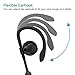 Cambond Wireless Bluetooth Headphones for Running Sweatproof Earphones Sports Flexible Earhook Headphones with Mic for iPhone Android, APT-X Audio, Bluetooth 4.1, CVC 6.0 Noise Cancelling (Black)