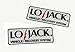 Lojack Lo-Jack car Security Decals Stickers Theft Deterrent GPS Tracking