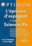 L'épreuve d'espagnol à l'entrée de Sciences Po by