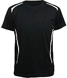 Lee Hanton Men's Sports Running Cool Wicking Hyper-Dri Crew Neck T- Shirt
