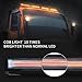 TSIALEE Led Traffic Advisor Strobe Light Bar, 24IN COB LED Warning Lights, 13 Modes Safety Flashing Police Light Bars with Cigar Lighter for Emergency Vehicles Trucks