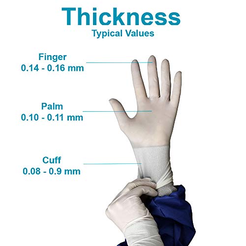 41uXD5CuMuL HandPRO 9101 Hourglass 9100 Series Nitrile Ambidextrous Cleanroom Glove, Powder Free, 290 mm Length, 0.06 mm Thick… - Image 4