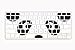 DHZ Unique Ultra Thin Durable Keyboard Cover Silicone Skin for MacBook Pro 13, 15, 17-Inch (with or w/out Retina Display) iMac and MacBook Air 13-Inch (Panda)