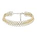 Mokingtop®Girls' Gold Plated Curb Chain Link Choker Necklace