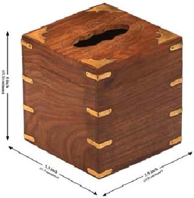 mejor precio - SouvNear de tejidos de madera cubierta de caja ...