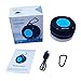 ASIYUN Shower Speaker, IPX7 Waterproof Bluetooth Speaker, Loud HD Sound, Portable Wireless Speaker with Suction Cup & Sturdy Hook, Built-in Mic, for Shower, Pool, Beach, Outdoor(Blue)