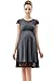 Momo Maternity Lace Insert Skater Dress