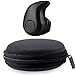 Bluetooth Earbud, NOVPEAK Mono Smallest In ear Wireless Handsfree Stereo Headphone Mini Earphone with Microphone for iPhone Samsung LG iPad and more IOS Android SmartPhones and Tablets Pc (Black)