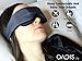 Oacis Life Eye Mask for Sleeping Breathable Memory Foam - [New 2019] 3D Contoured Cup Sleeping Mask and Blindfold for Men and Women, Soft and Comfortable, Light Blocking, with Travel Pouch