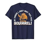 Disney Pixar UP Dug Just Met and SQUIRREL! Graphic T-Shirt