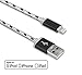 Fenergy iPhone Charging Cord Certified 10 Ft / 3 M Nylon Lightning to USB Cable (2 Pack)