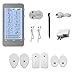 HealthmateForever 12 Mode Best tens EMS nmes Unit Machines Electric Electron Electronic Pulse Back Neck Legs Massagers Handheld for Back Neck Shoulder Knee Pain tmj Replacement Pads T12AB Silver