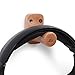 TXEsign Wooden Overhead Headphone Headset Hanger Hook Stand (Pack of 2)