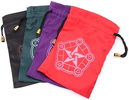 Nysunshine Premium Pentagram Satin Tarot Bag, Toy Jewelry Drawstring Package