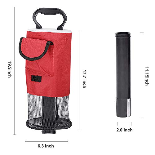 Numberone Golf Ball Collector, Golf Ball Shag Bag Holds About 75 Balls