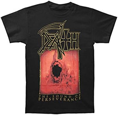 Amazon.com: Death - Classic Logo T Shirt (Red on Black) (Small
