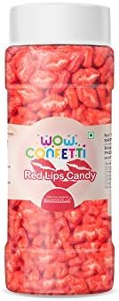 Wow Confetti (Red Lips Candy), 125gm