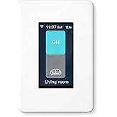 LANBON L9 1-Load LCD Smart Light Switch&mdash;See What You Control at a Glance, Custom Name/Icon, Motion-Activated Screen &amp; Auto Light, Smart Living App, No Dimmer, US Multi-Gang, Neutral Wire, L9-HS1
