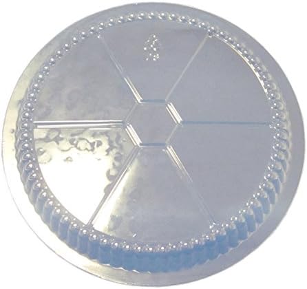 Durable Packaging - P280500 Plastic Dome Lid for Round Disposable Pan, 8" (Pack of 500)