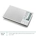 Perfect Portions Digital Scale with Nutrition Facts Display in Silver