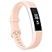 AK for Fitbit Alta HR Bands, Newest Fitbit Alta HR Band Replacement Wristband Strap with Secure Metal Buckle for Fitbit Alta HR/Fitbit Alta (Blush Pink, Small)