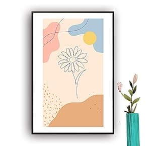 Framed Canvas Wall Art Picasso Poster Print of Woman Canvas Prints Home Artwork Decoration for Living Room,Bedroom - 16x24 inches