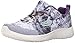 Skechers Sport Women's Burst Fashion Sneaker,White/Black/Purple,8.5 M US