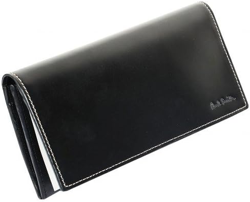Amazon Paul Smith ポールスミス 本革 インサイドマルチ コードバンレザー長財布 黒 シューズ バッグ
