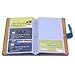 BTSKY Book Style Business Card Holder Name Card Book ID Card Credit Cards Organizer--For 300 Business Cards (Blue)