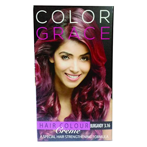Buy Colorgrace Hair Color Creme Burgundy For Women Men Online At