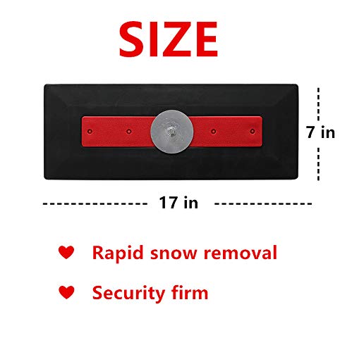 FLY HAWK Professional car and Truck Snow throwers - Winter Snow Brush, Push Rod Type Snow Thrower Design - Splice Test Stainless Steel Tube, 4ft to 15ft roof Snow Thrower (6 FT) - Thumbnail 2