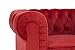 Classic Scroll Arm Chesterfield Style Loveseat with Tufted (Red)
