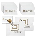 Identity Stronghold Gold Standard Designer RFID Set: Includes 10 Credit Card & 2 Passport Holders